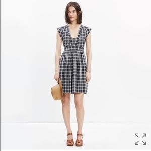 Madewell plaid night breeze dress